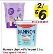 Dannon Light & Fit Yogurt