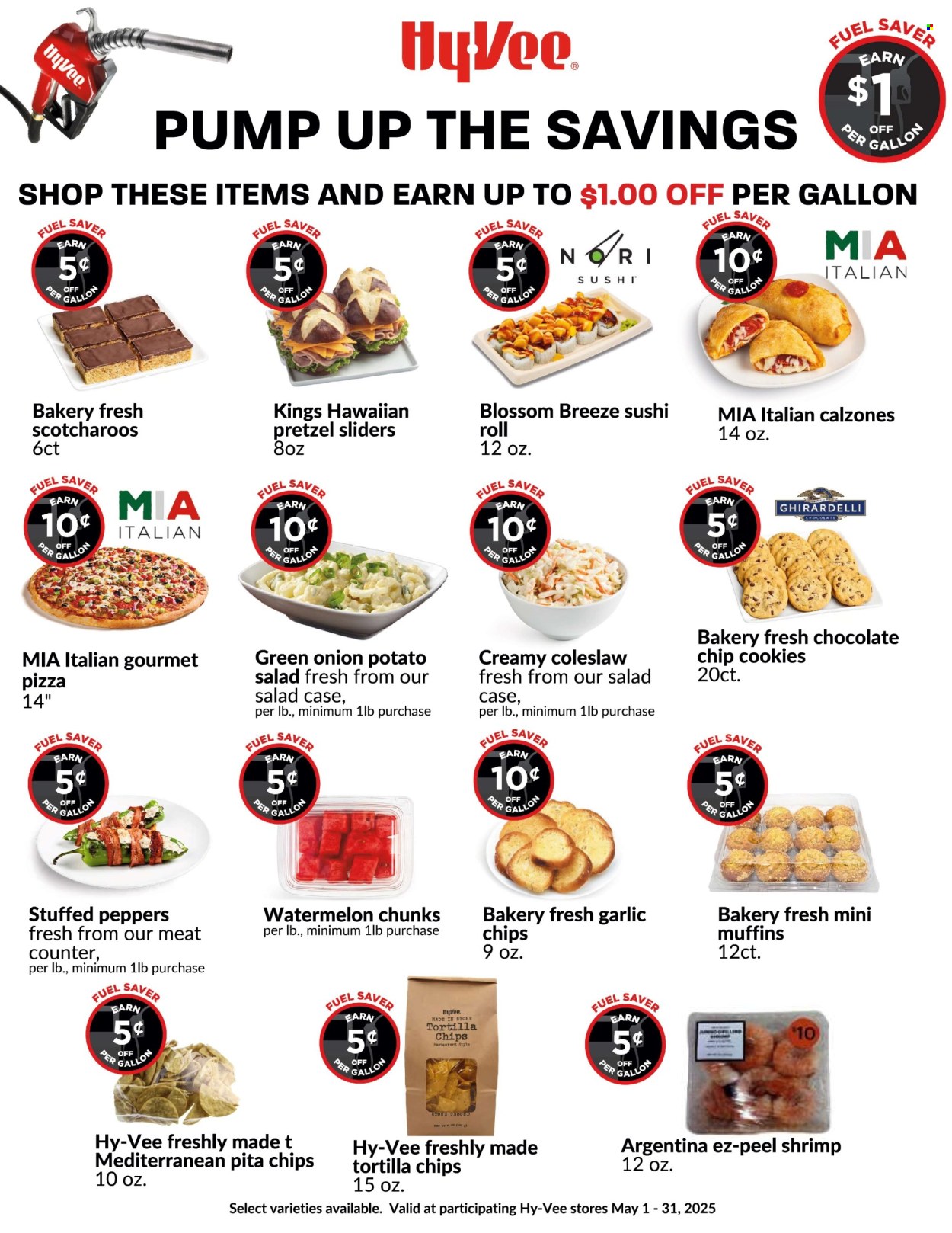 Hy-Vee ad - 05/01/2025 - 05/31/2025. Page 1