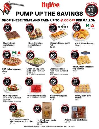 Hy-Vee Flyer - 05/01/2025 - 05/31/2025.