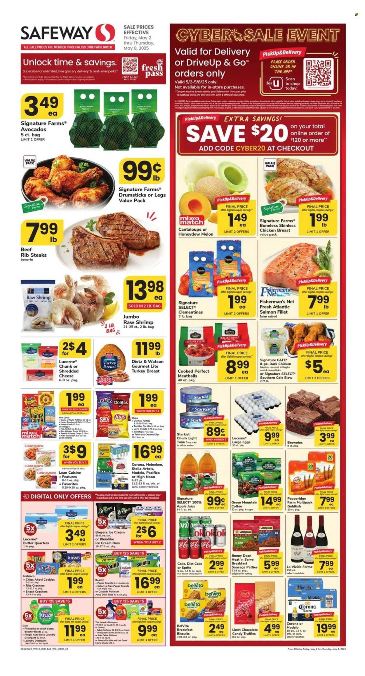 Safeway ad - 05/02/2025 - 05/08/2025. Page 1