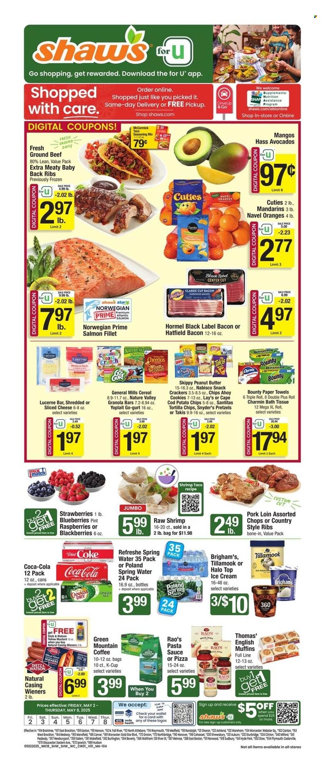 Shaw’s ad - 05/02/2025 - 05/08/2025. Page 1