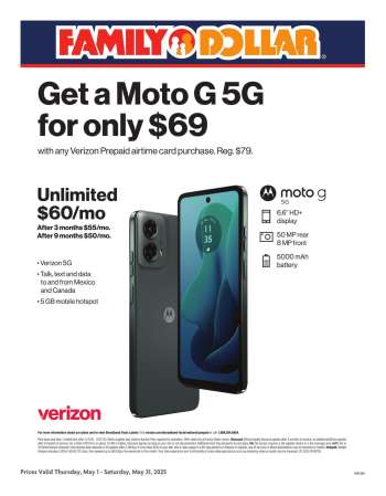 Family Dollar Flyer - 05/01/2025 - 05/31/2025.