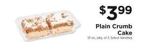 Plain Crumb Cake