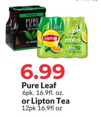 Pure Leaf or Lipton Tea