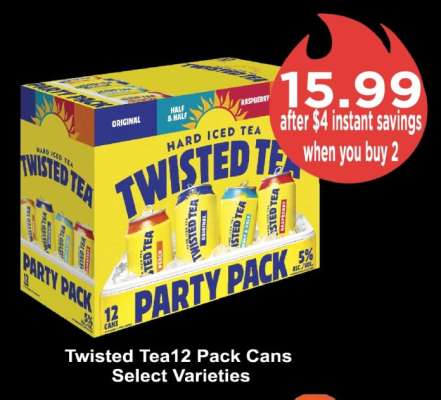Twisted Tea 12 Pack Cans