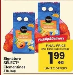 Signature SELECT Clementines