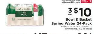 Bowl & Basket Spring Water 24-Pack