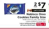 Nabisco Oreo Cookies Family Size