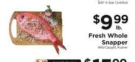 Fresh Whole Snapper