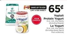 Yoplait Protein Yogurt / La Yogurt
