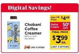 Chobani Coffee Creamer*