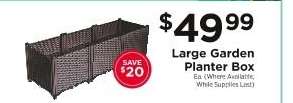 Large Garden Planter Box
