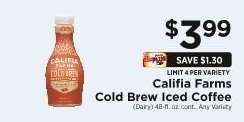 Califia Farms Cold Brew Iced Coffee