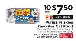 Purina Friskies Favorites Cat Food