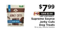 Supreme Source Jerky Cuts Dog Treats