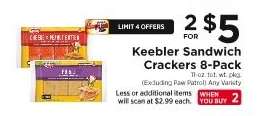Keebler Sandwich Crackers 8-Pack