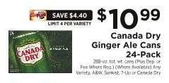 Canada Dry Ginger Ale Cans