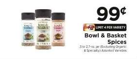 Bowl & Basket Spices