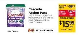 Cascade Action Pacs