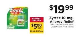 Zyrtec 10-mg. Allergy Relief