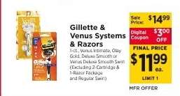 Gillette & Venus Systems & Razors