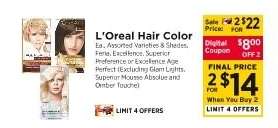 L'Oréal Hair Color*