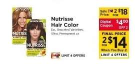 Nutrisse Hair Color