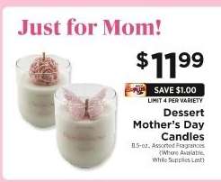 Dessert Mother's Day Candles