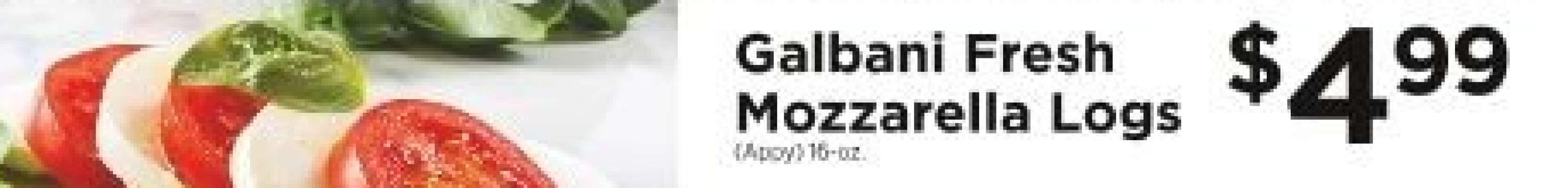 Galbani Fresh Mozzarella Logs