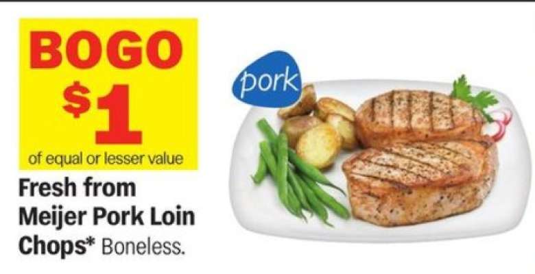 Meijer Pork Loin Chops*