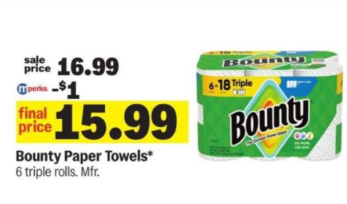 Bounty Paper Towels