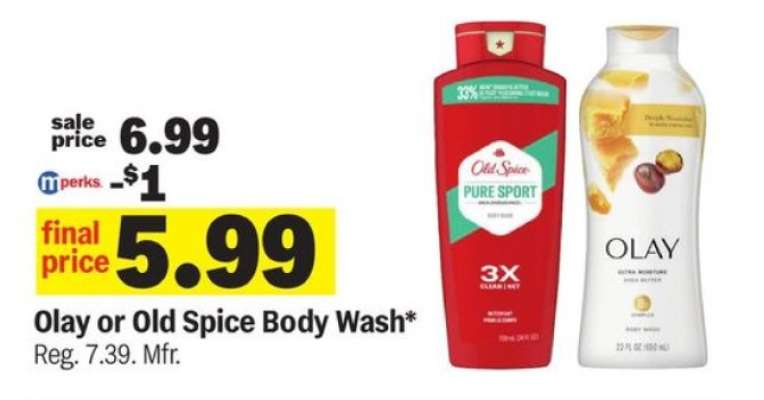 Olay or Old Spice Body Wash*