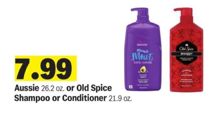Aussie or Old Spice Shampoo or Conditioner