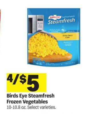 Birds Eye Steamfresh Frozen Vegetables*