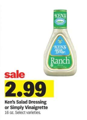 Ken's Salad Dressing or Simply Vinaigrette