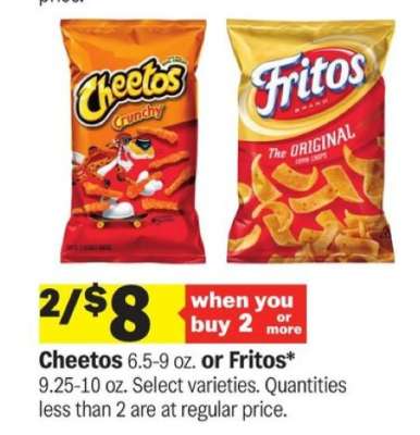 Cheetos or Fritos