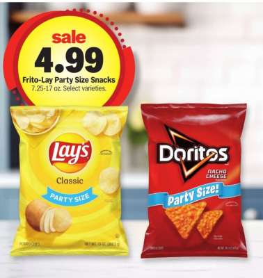 Frito Lay Party Size Snacks