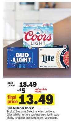 Bud, Miller or Coors