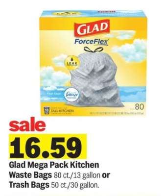 Glad Mega Pack Kitchen Waste Bags