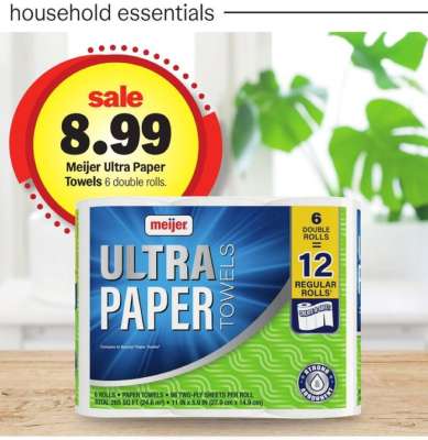 Meijer Ultra Paper Towels*