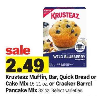 Krusteaz Muffin, Bar, Quick Bread or Cake Mix