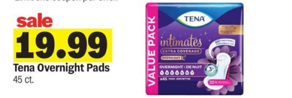 TENA Overnight Pads