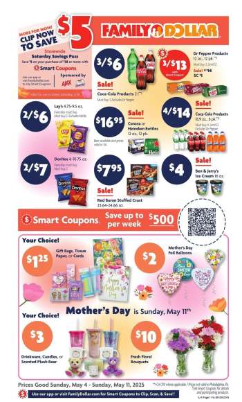 Family Dollar Flyer - 05/04/2025 - 05/11/2025.