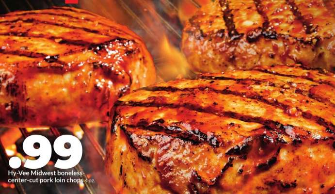 Hy-Vee Midwest boneless center-cut pork loin chops