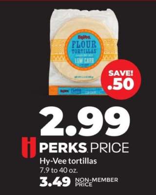 Hy-Vee Tortillas