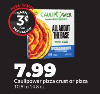 Caulipower pizza crust or pizza