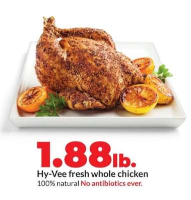 Hy-Vee fresh whole chicken