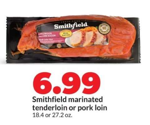 Smithfield marinated tenderloin or pork loin