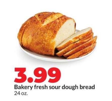 Bakery fresh sour dough bread