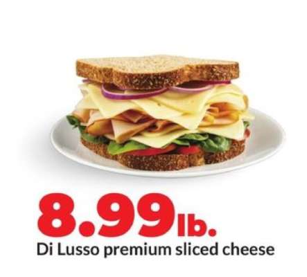 Di Lusso premium sliced cheese